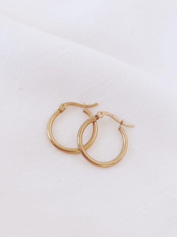 Argollas Hanna Gold 2cm