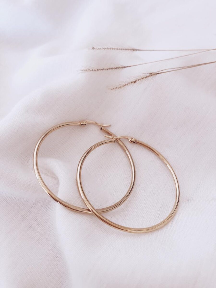 Argollas Hanna gold 4cm
