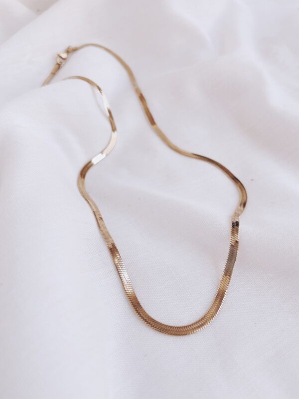Collar Hailey dorado 45cm