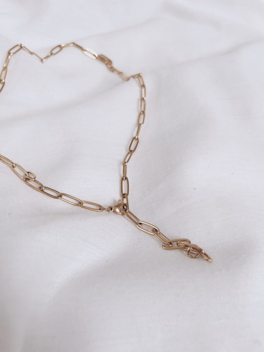 Collar Cometa dorado 45cm - Imagen 2