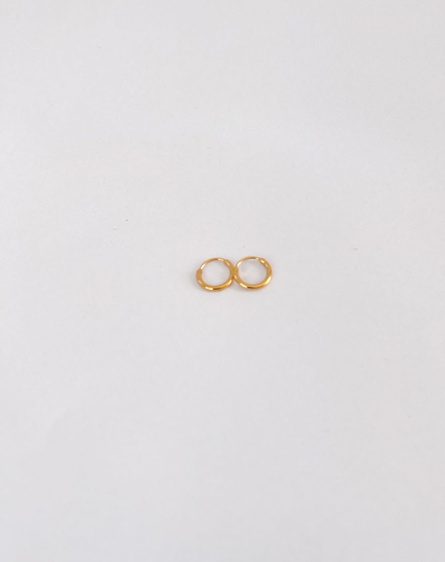 Argollas Remo doradas 1cm