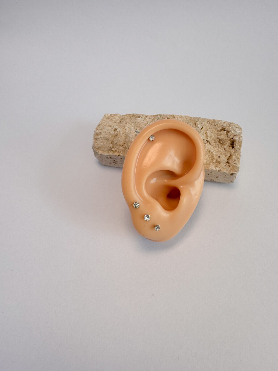 Aro mini brillo acero - Imagen 2