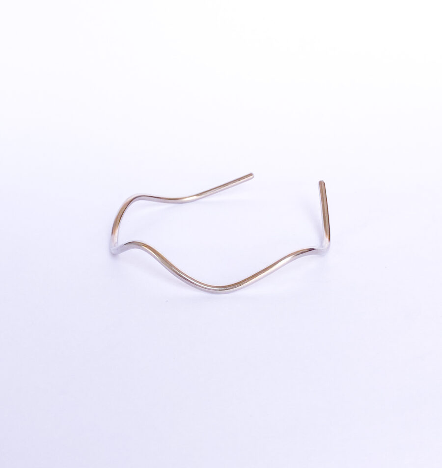 Brazalete Sintra plateado