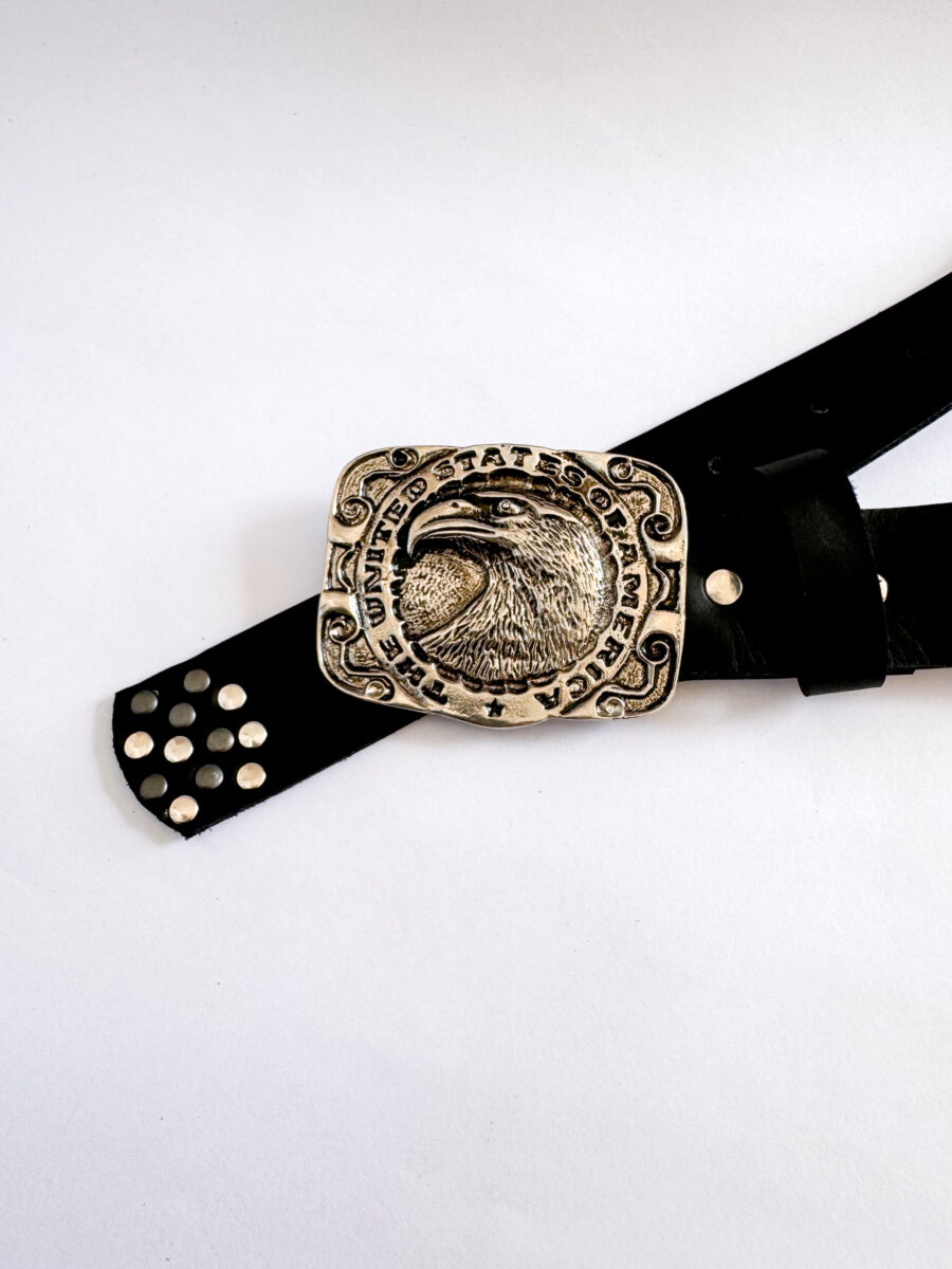 Cinto Aguila negro 105cm - Imagen 2