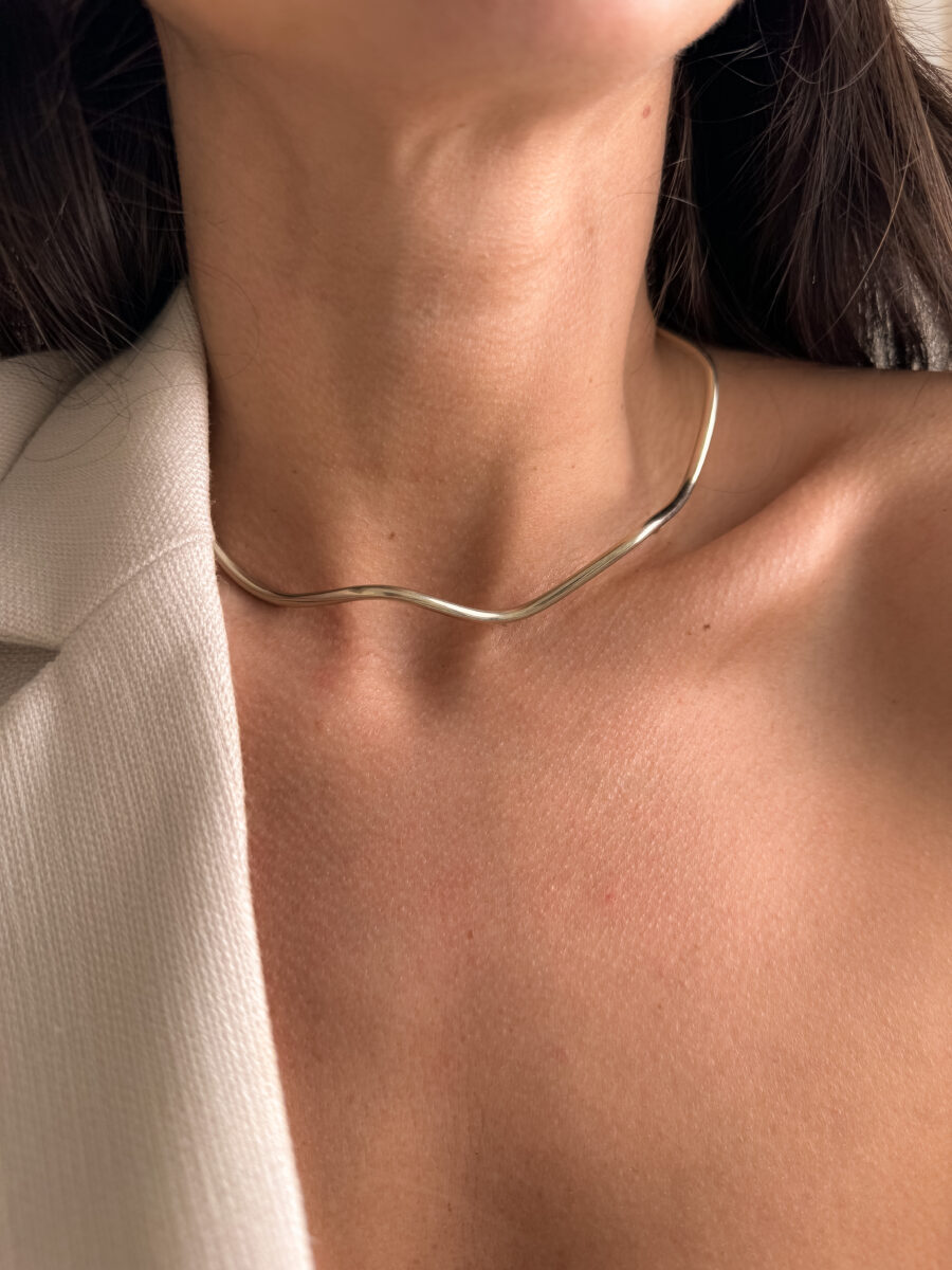Collar Sintra plateado - Imagen 2