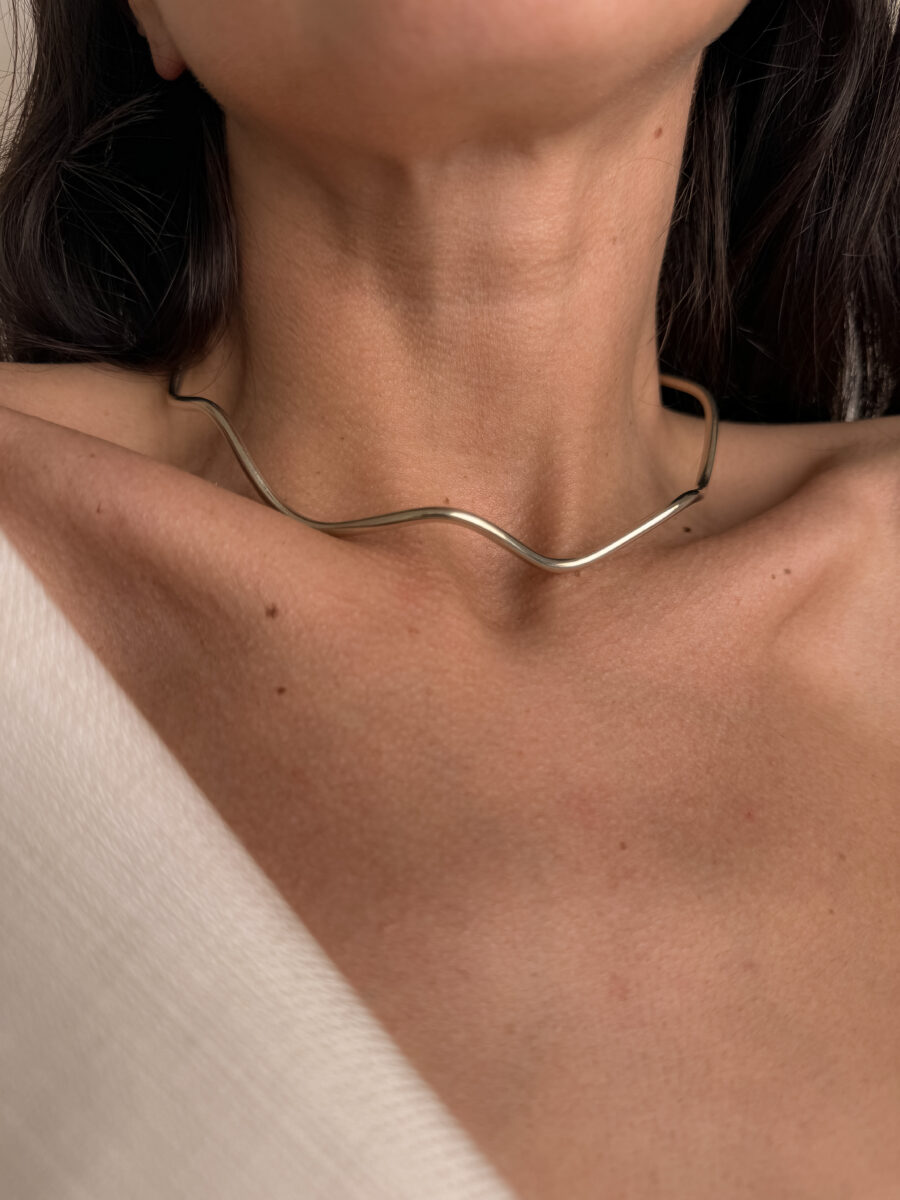 Collar Sintra plateado - Imagen 3