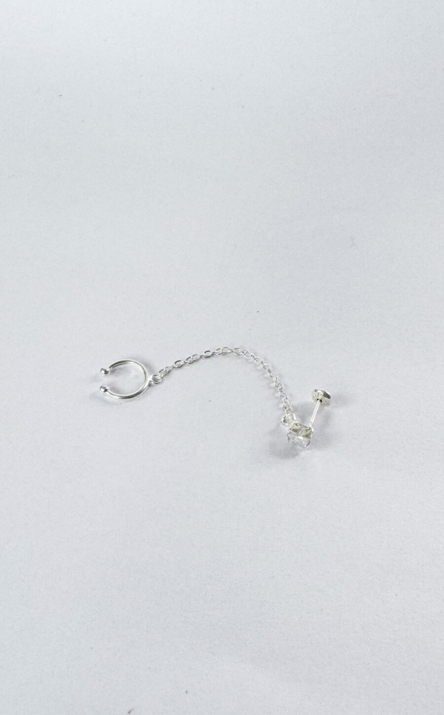 Abridor trepador strass plateado