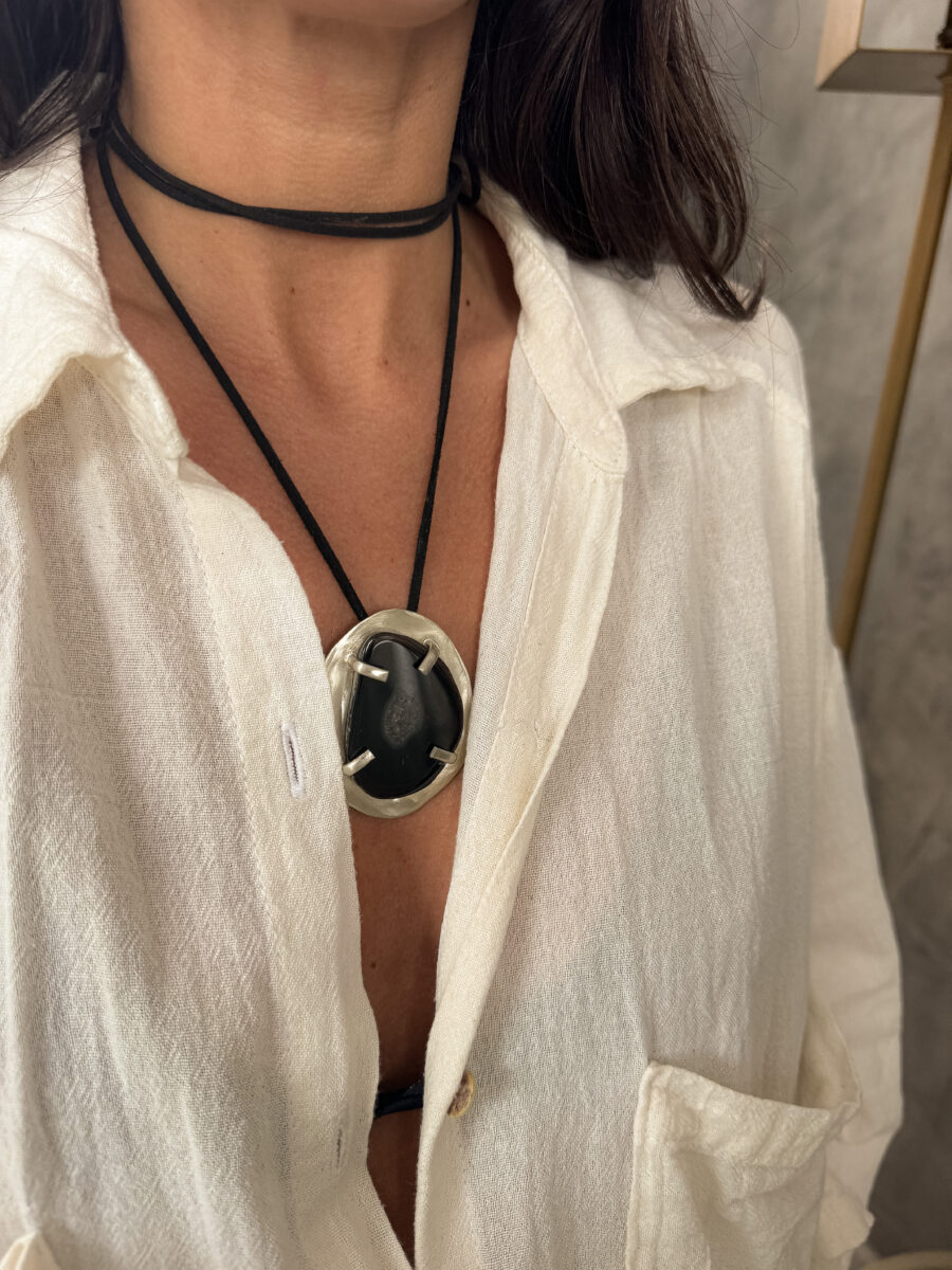 Collar Roots plateado - Imagen 2