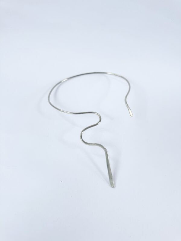 Collar Raiz plateado