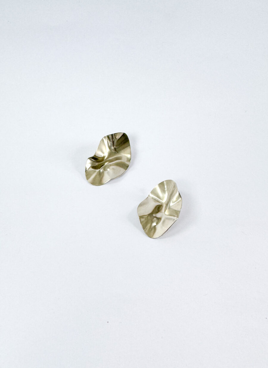 Aros Arrugados plateados
