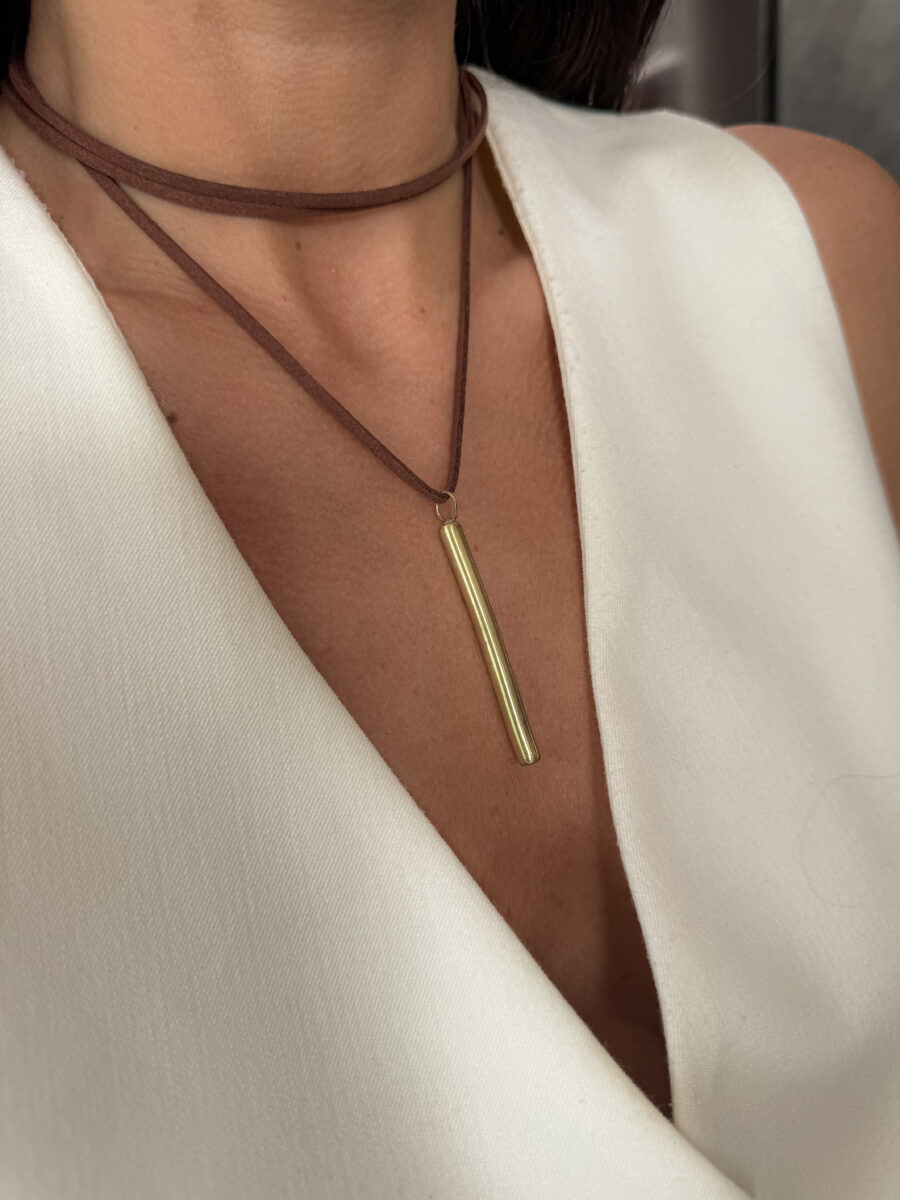 Collar Esfena Bronce - Imagen 2