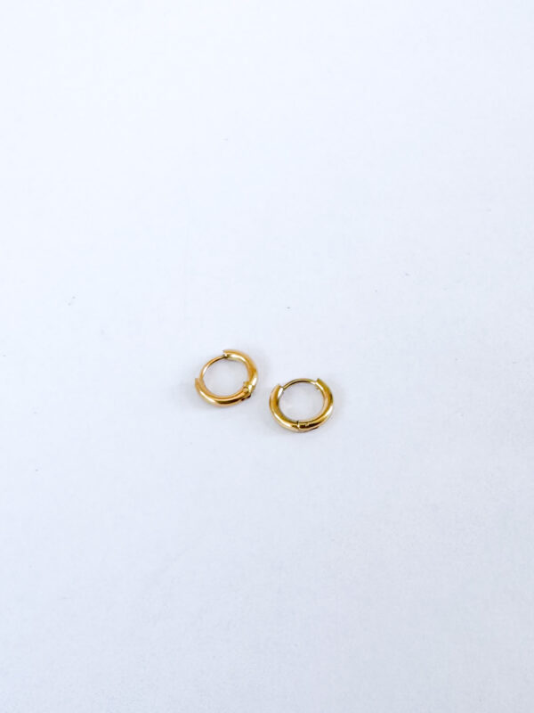 Argollas Remo doradas 0.8cm
