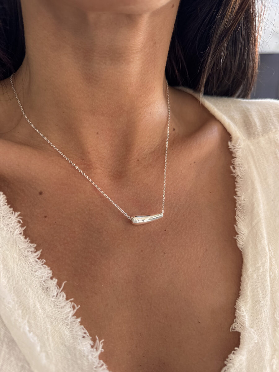 Collar Loreto plateado - Imagen 2
