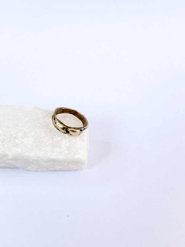 Anillo Taormina dorado 1.7cm