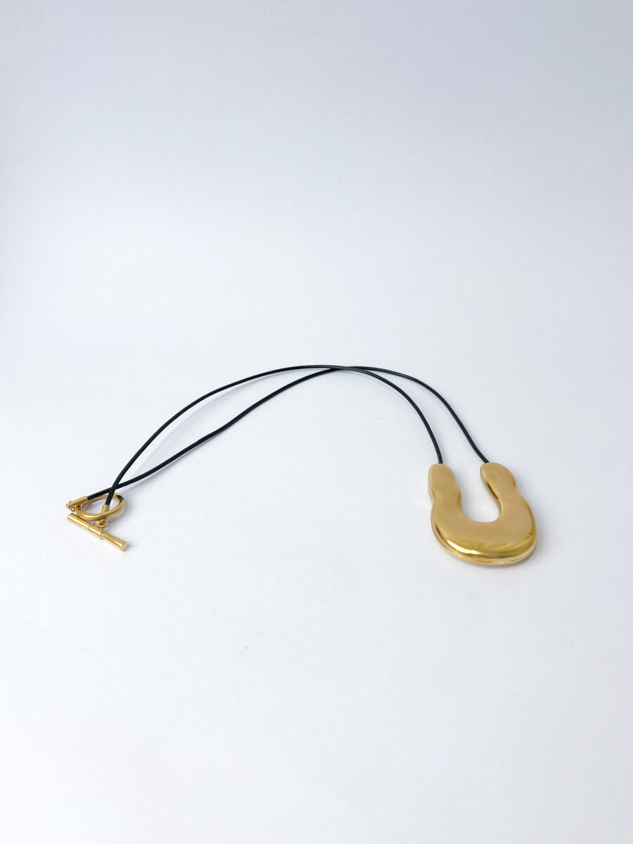Collar Curva dorado - Imagen 2