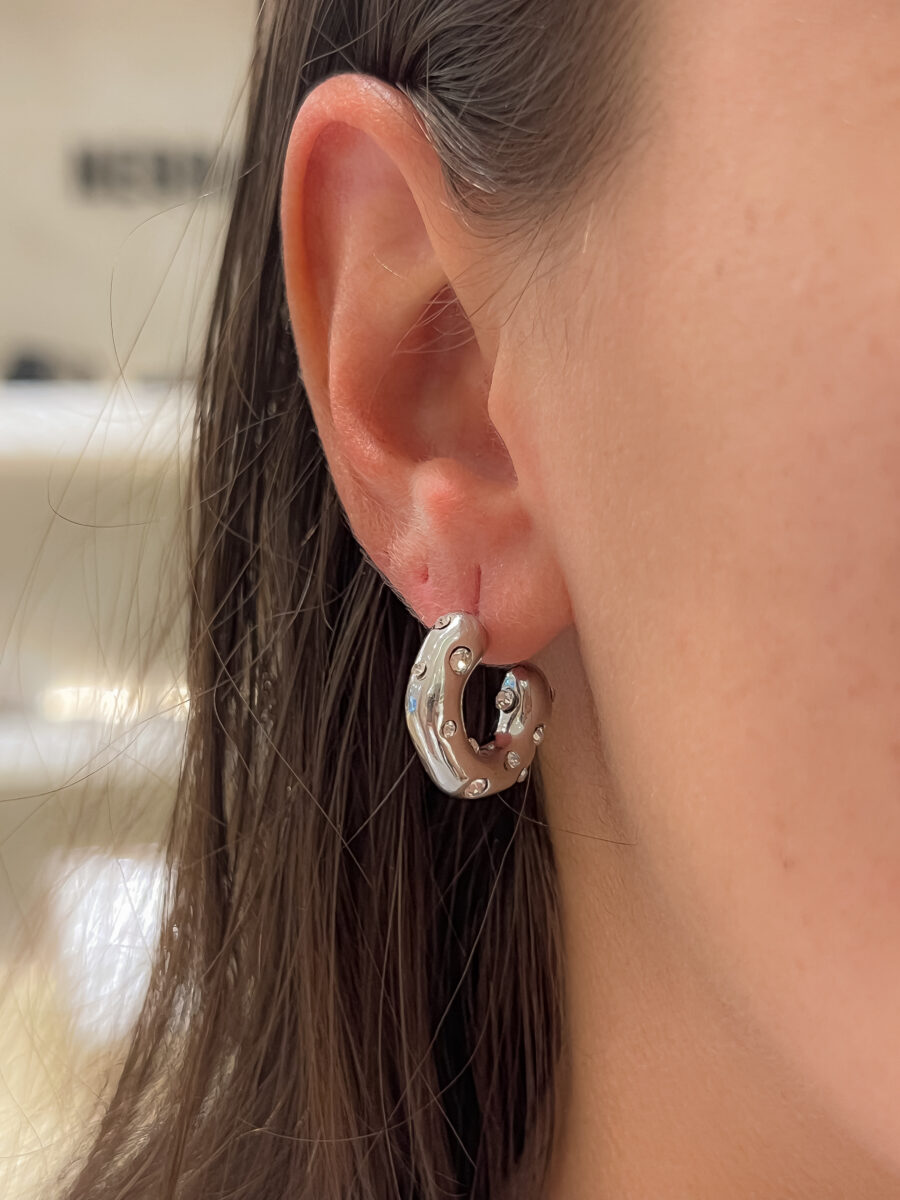 Aros Rue plateado - Imagen 3