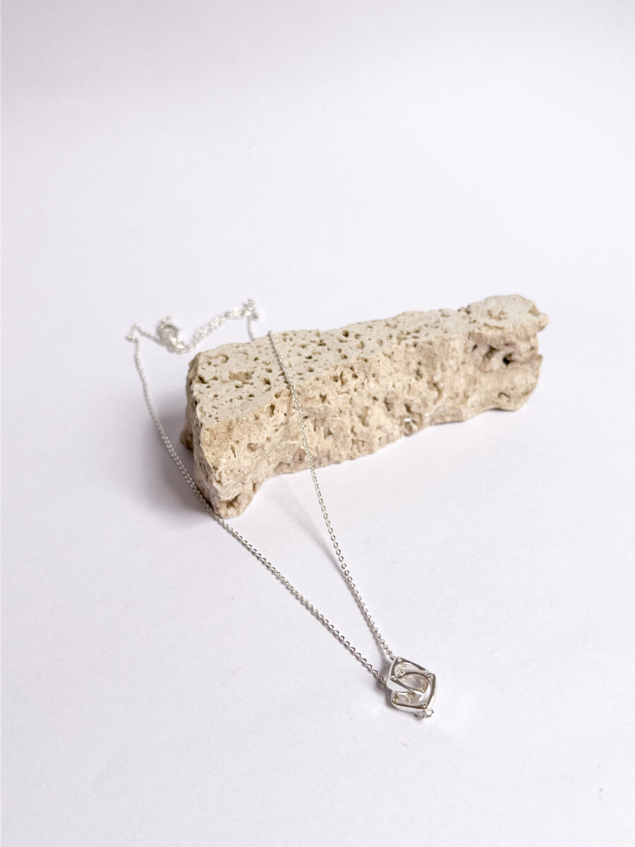 Collar Cannes plateado