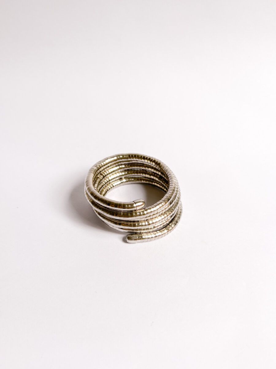 Pulsera cuerda plateada - Imagen 3