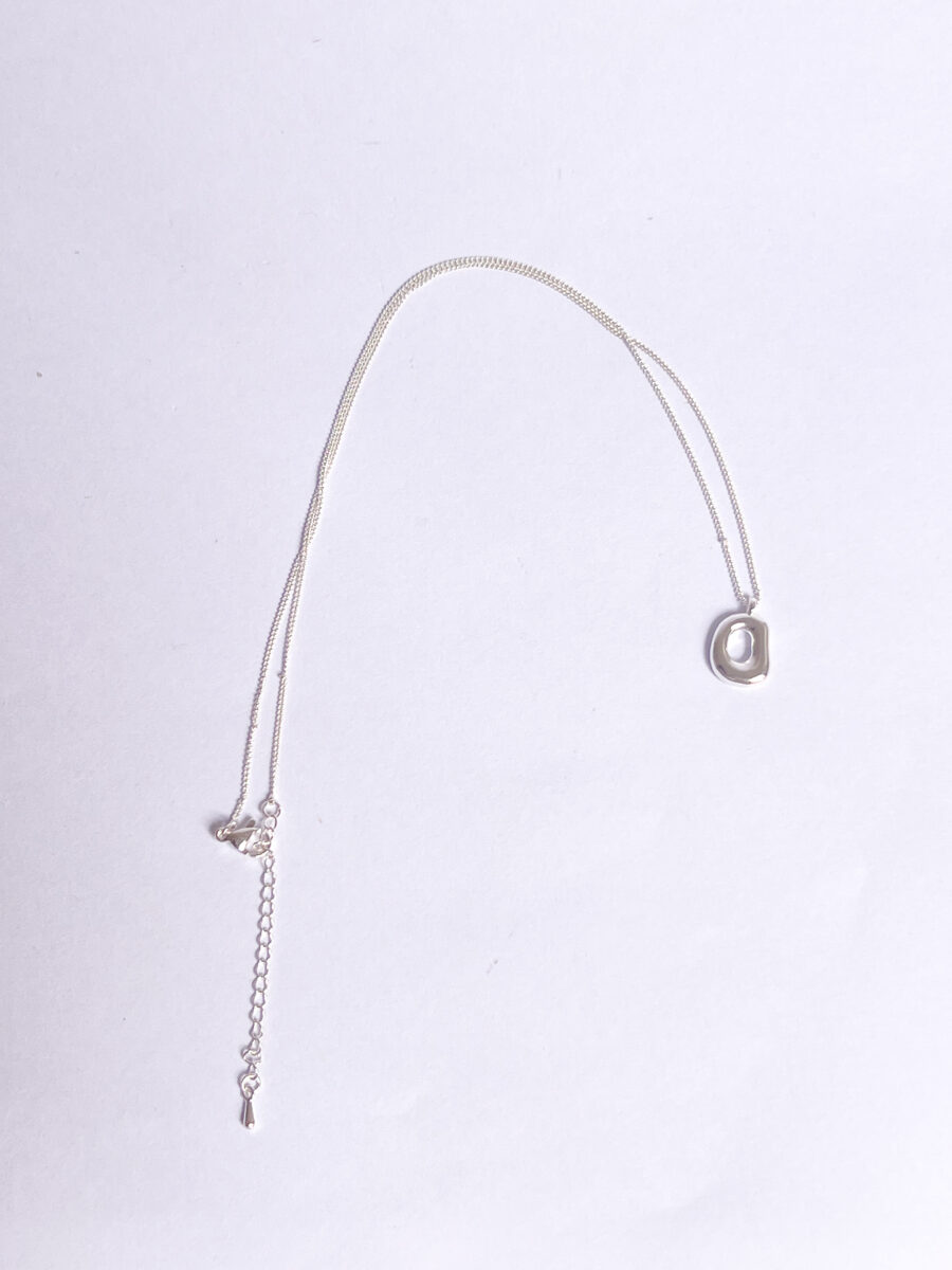 Collar Charo plateado - Imagen 3