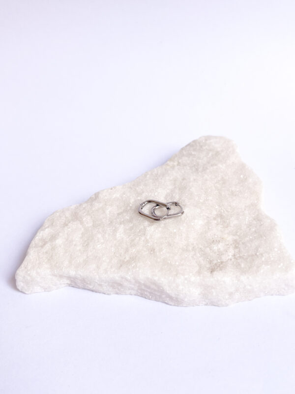 Argollas Congo slim Acero