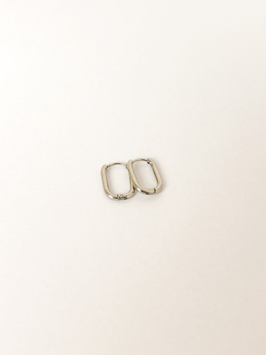 Argollas Congo slim Acero - Imagen 2