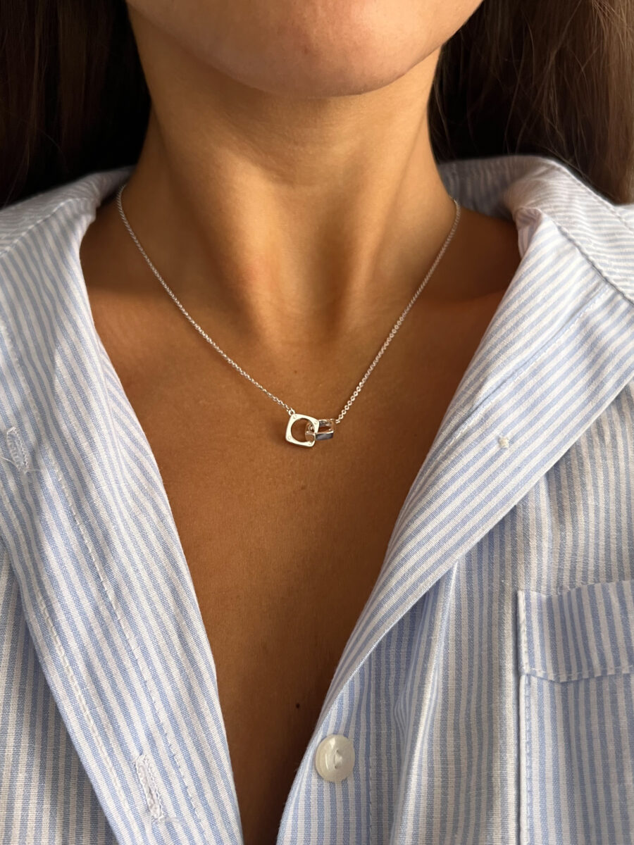 Collar Cannes plateado - Imagen 2