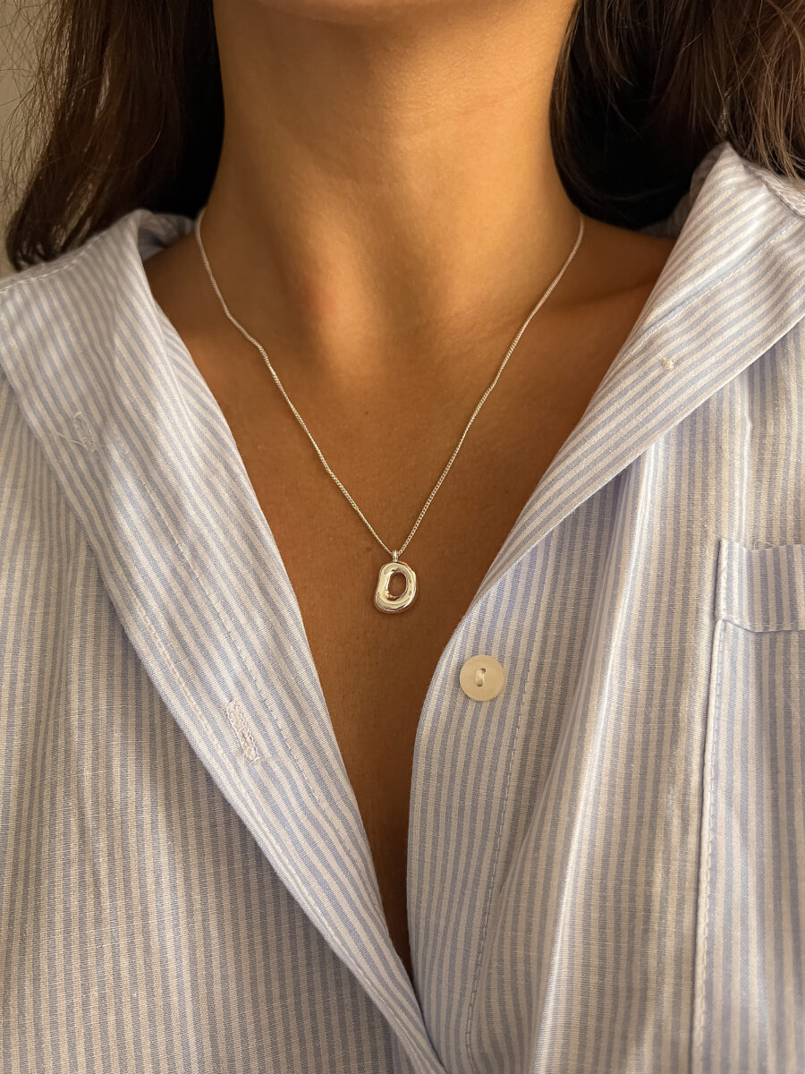 Collar Charo plateado - Imagen 2