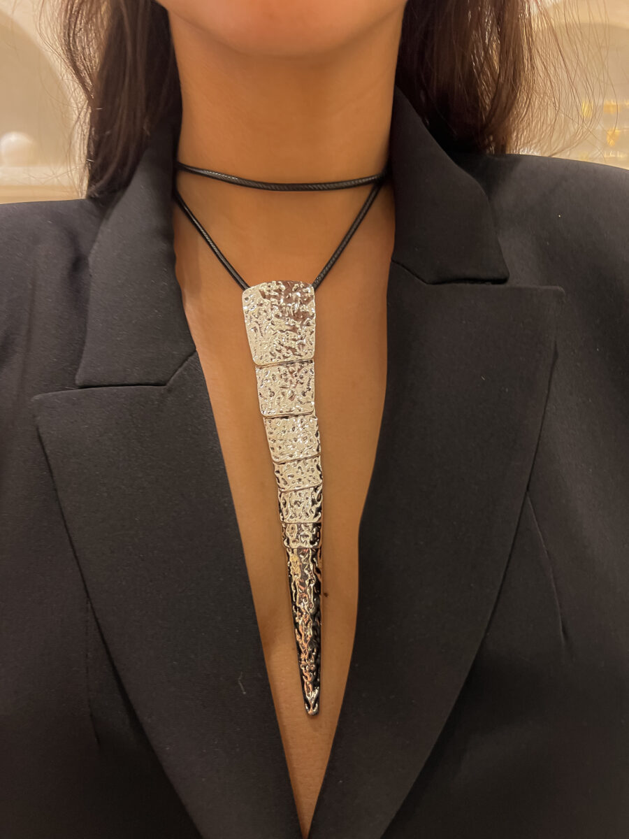 Collar Turin plateado - Imagen 3