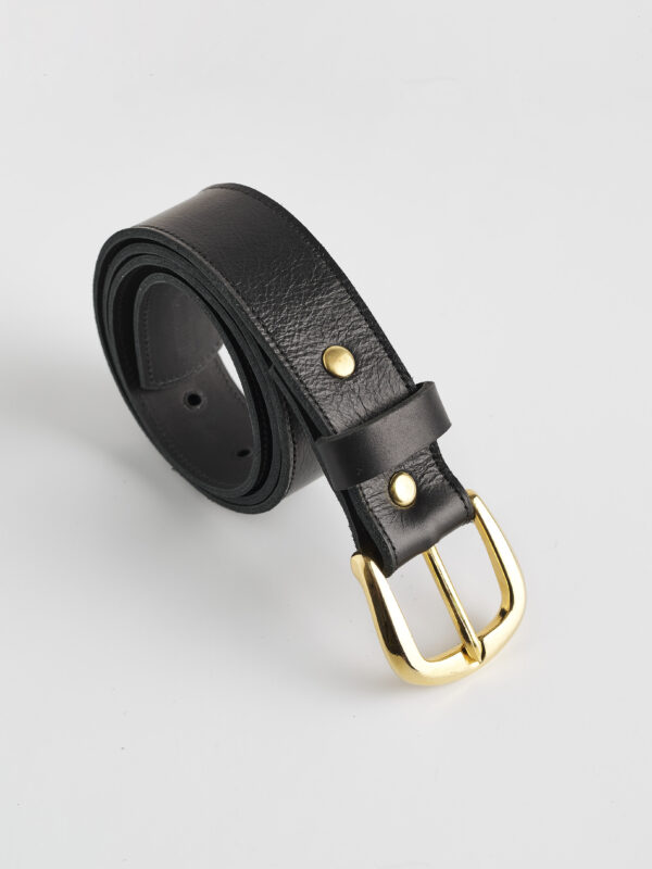 Cinto Urus negro y dorado 105cm