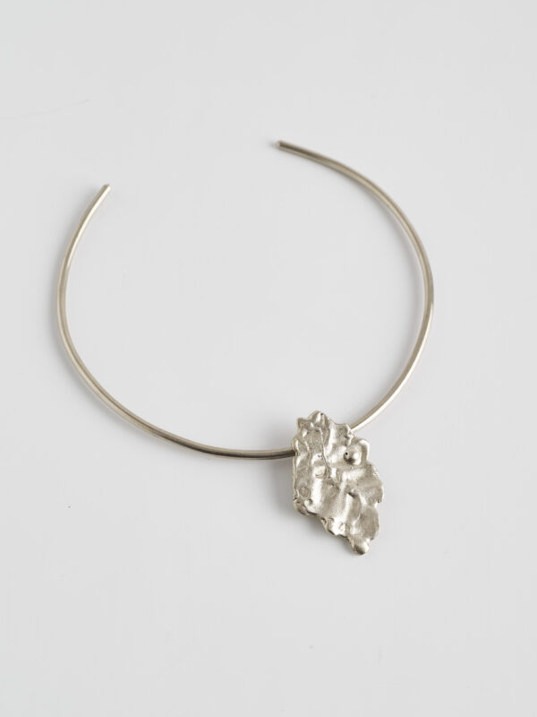 Collar Andina plateado