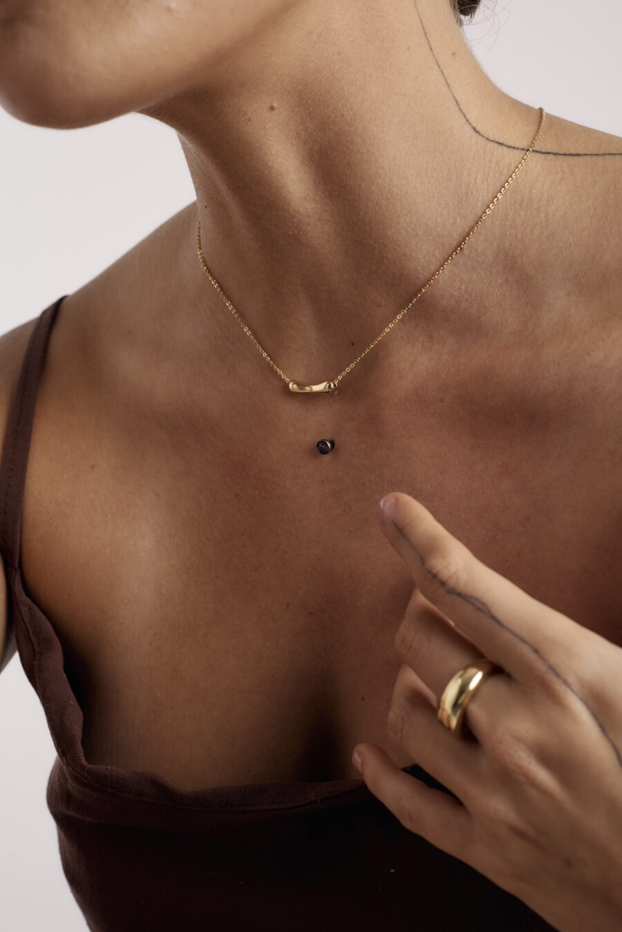 Collar Roma dorado - Imagen 3